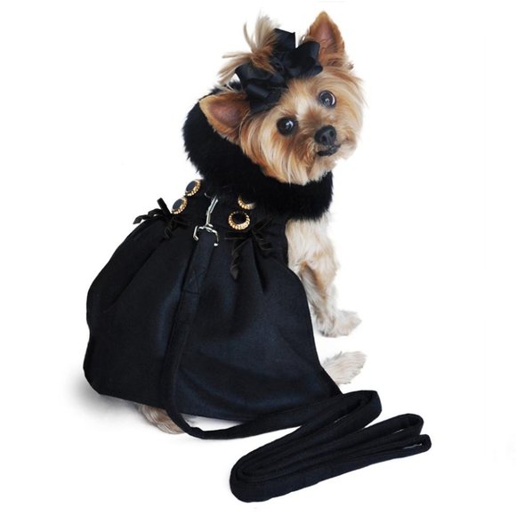 Black Classic Dog Coat Size Large - Picture 1 of 4